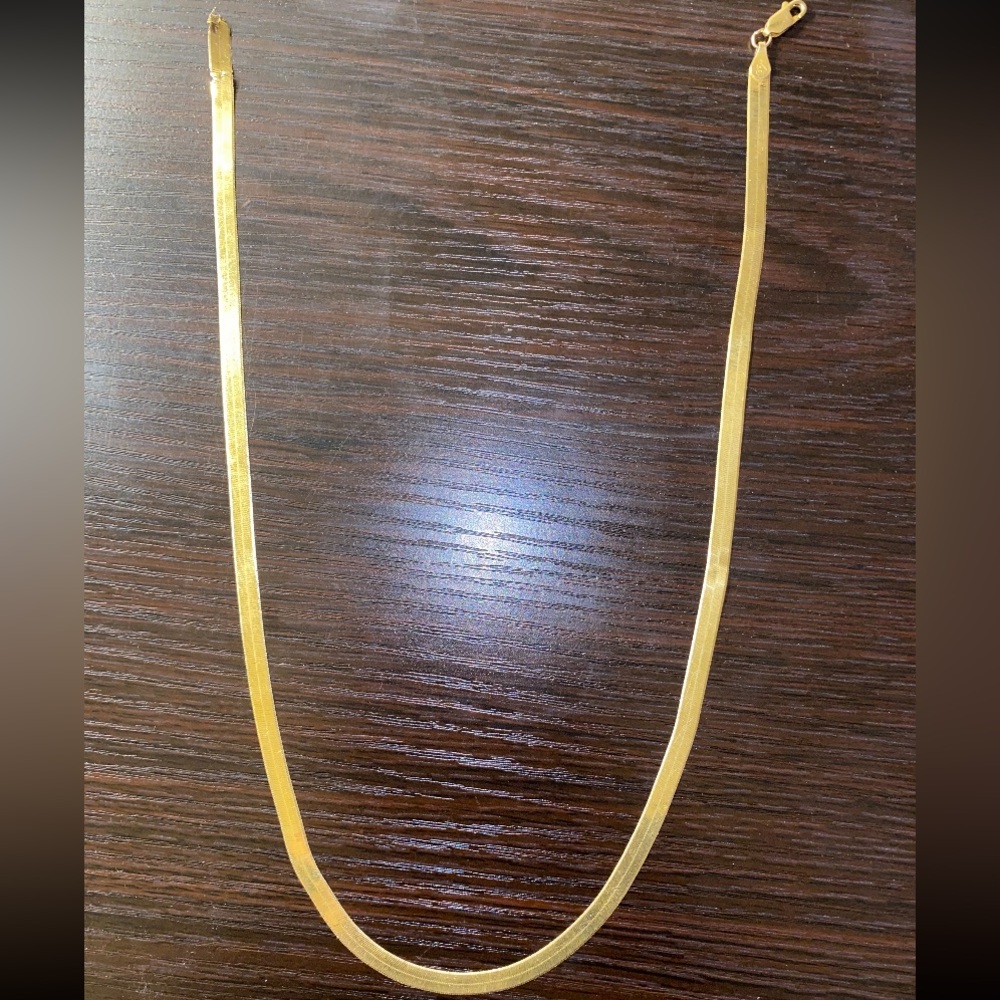 Solid Gold 10k Chain Necklace - image 2